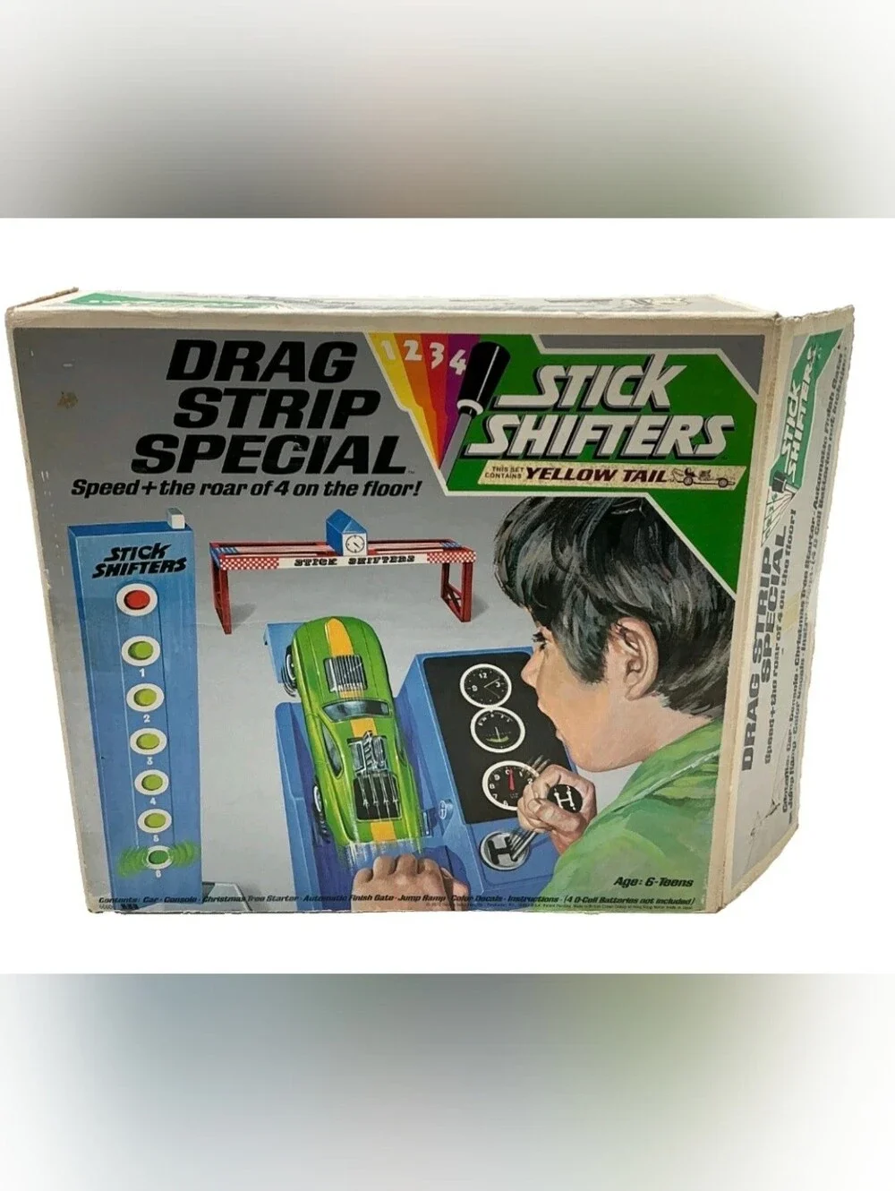 1972 Hasbro Stick Shifters "Blue Slick" Drag Racer playset - Picture 16 of 16
